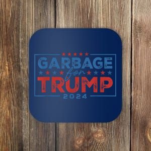 Proud Maga Garbage For Trump Supporter Coaster