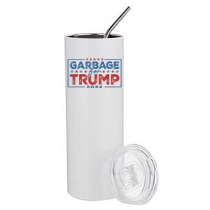 Proud Maga Garbage For Trump Supporter Stainless Steel Tumbler