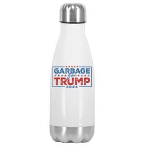 Proud Maga Garbage For Trump Supporter Stainless Steel Insulated Water Bottle