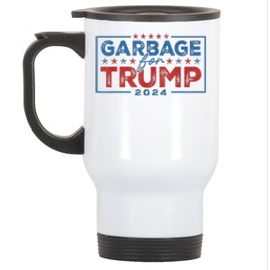 Proud Maga Garbage For Trump Supporter Stainless Steel Travel Mug