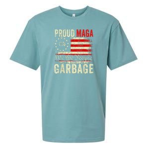 Proud Maga Garbage Make American Garbage Great Again Sueded Cloud Jersey T-Shirt