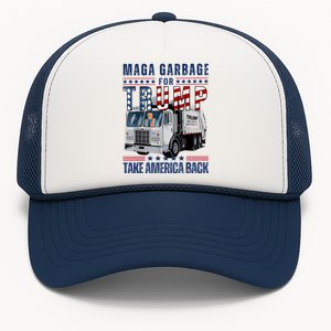 Proud Maga Garbage Trump Supporter Trump Garbage Truck Trucker Hat