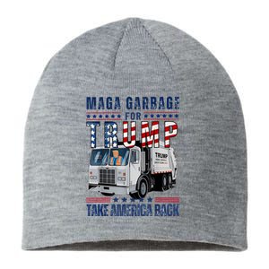 Proud Maga Garbage Trump Supporter Trump Garbage Truck Sustainable Beanie