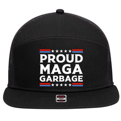 Proud Maga Garbage 7 Panel Mesh Trucker Snapback Hat