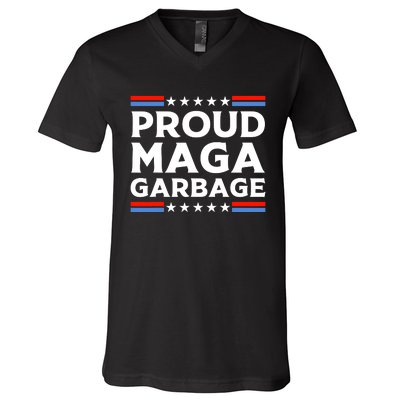 Proud Maga Garbage V-Neck T-Shirt