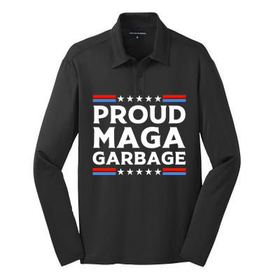 Proud Maga Garbage Silk Touch Performance Long Sleeve Polo