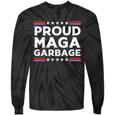 Proud Maga Garbage Tie-Dye Long Sleeve Shirt