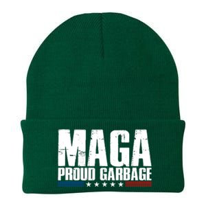 Proud Maga Garbage Trump Supporter Knit Cap Winter Beanie