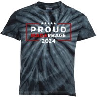 Proud Maga Garbage Trump Supporter Kids Tie-Dye T-Shirt