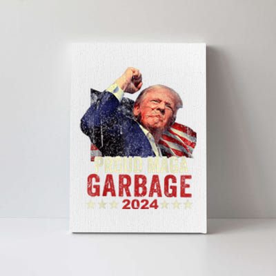 Proud Maga Garbage Trump Supporter Canvas