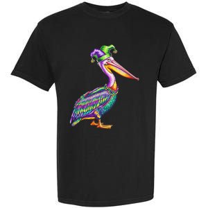 Pelican Mardi Gras Carnival Animal Lover Garment-Dyed Heavyweight T-Shirt