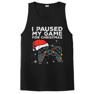 Paused My Game Christmas Gamer Xmas PosiCharge Competitor Tank