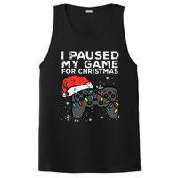 Paused My Game Christmas Gamer Xmas PosiCharge Competitor Tank