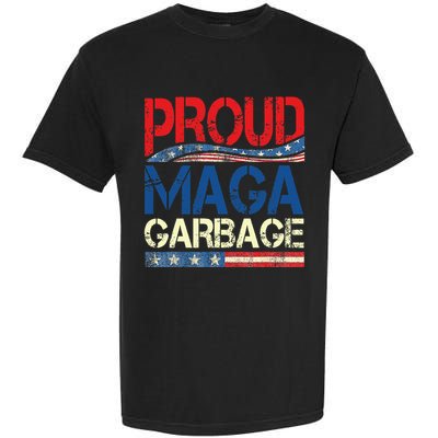 Proud Maga Garbage Trump Supporter Garment-Dyed Heavyweight T-Shirt