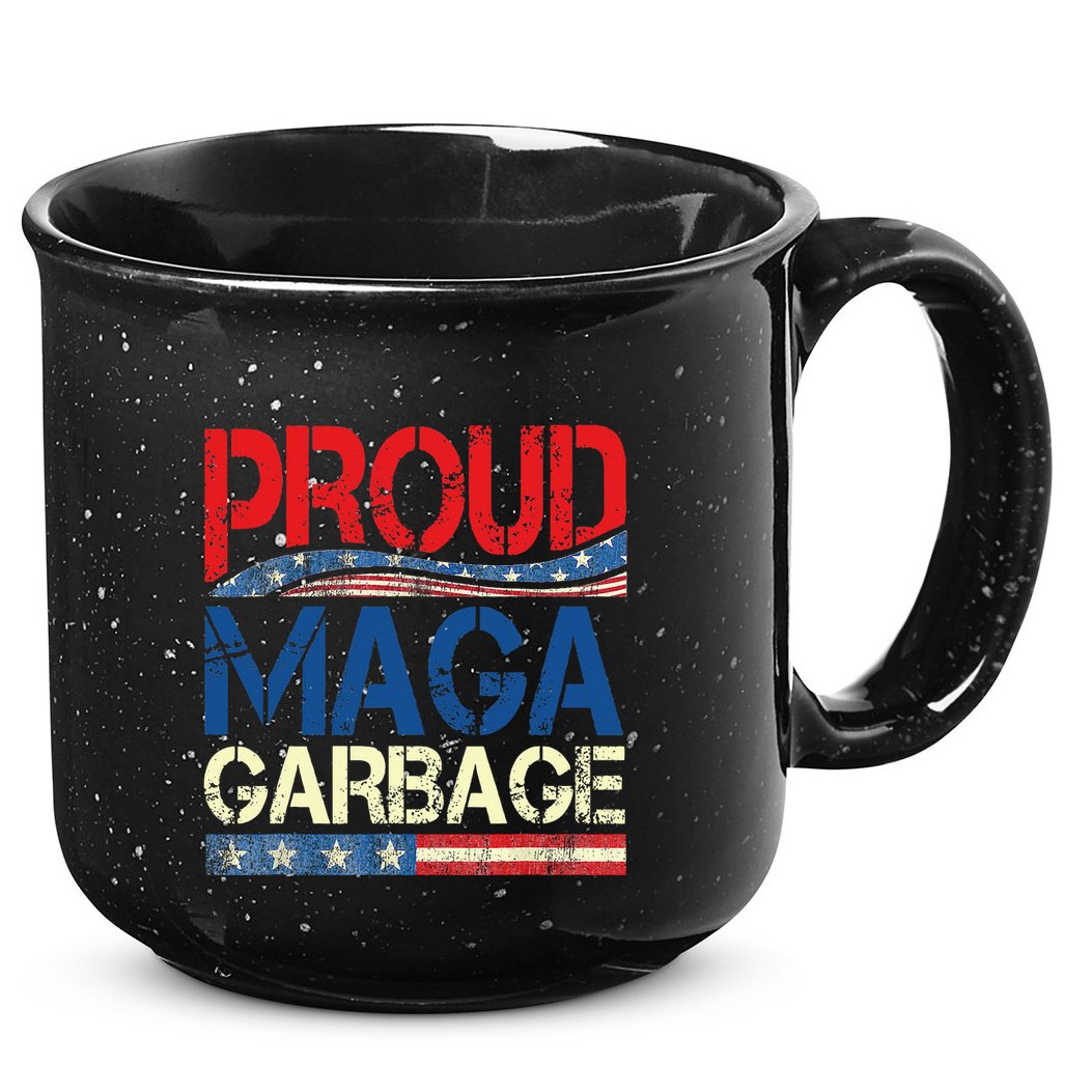 Proud Maga Garbage Trump Supporter 15oz Campfire Ceramic Mug