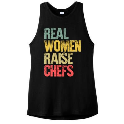 Proud Mom Gift Real Raise Chefs Gift Ladies PosiCharge Tri-Blend Wicking Tank