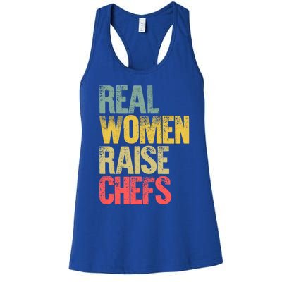 Proud Mom Gift Real Raise Chefs Gift Women's Racerback Tank