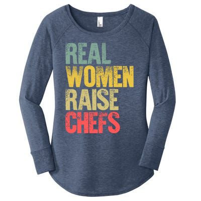 Proud Mom Gift Real Raise Chefs Gift Women's Perfect Tri Tunic Long Sleeve Shirt