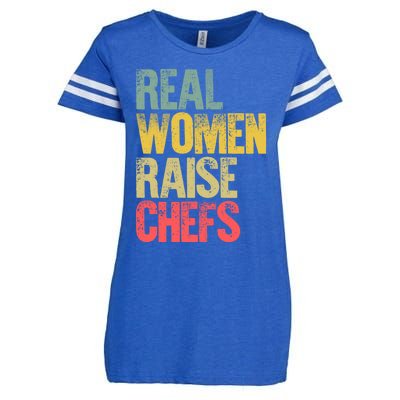 Proud Mom Gift Real Raise Chefs Gift Enza Ladies Jersey Football T-Shirt