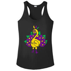 Peacock Mardi Gras Cute Carnival Parade Masquerade Party Meaningful Gift Ladies PosiCharge Competitor Racerback Tank