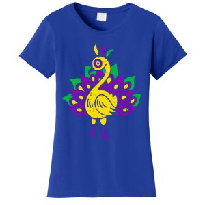 Peacock Mardi Gras Cute Carnival Parade Masquerade Party Meaningful Gift Women's T-Shirt