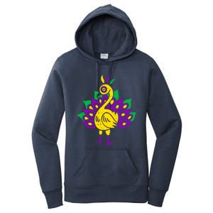 Peacock Mardi Gras Cute Carnival Parade Masquerade Party Meaningful Gift Women's Pullover Hoodie