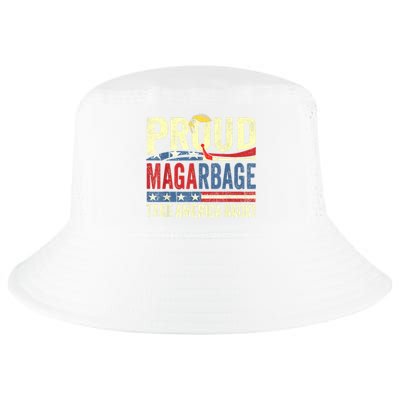 Proud Maga Garbage Proud To Be Garbage Trump Supporters Cool Comfort Performance Bucket Hat