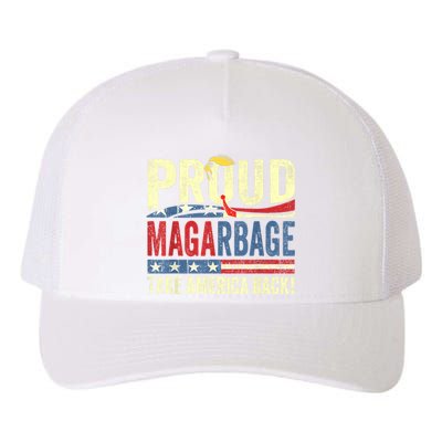 Proud Maga Garbage Proud To Be Garbage Trump Supporters Yupoong Adult 5-Panel Trucker Hat