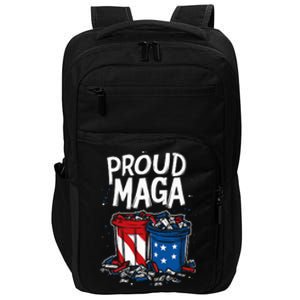 Proud Maga Garbage Patriotic Pro Trump Anti President Biden Impact Tech Backpack