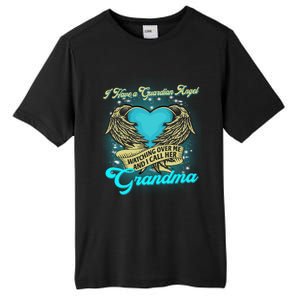 Proud My Grandma In Heaven Happy Mother Day Memorial Funny Gift Tall Fusion ChromaSoft Performance T-Shirt