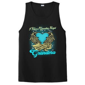 Proud My Grandma In Heaven Happy Mother Day Memorial Funny Gift PosiCharge Competitor Tank