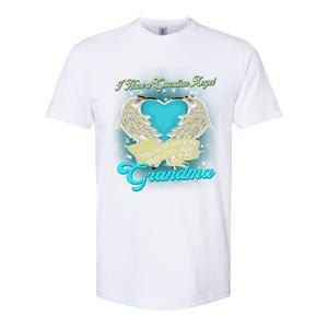 Proud My Grandma In Heaven Happy Mother Day Memorial Funny Gift Softstyle CVC T-Shirt