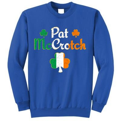 Pat Mccrotch Gift Funny St Patrick's Day Shamrock Irish Gift Sweatshirt