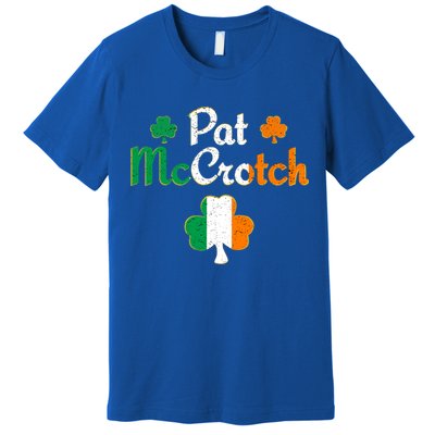 Pat Mccrotch Gift Funny St Patrick's Day Shamrock Irish Gift Premium T-Shirt