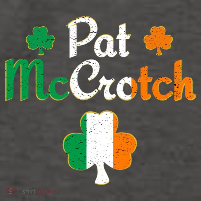 Pat Mccrotch Gift Funny St Patrick's Day Shamrock Irish Gift Vector Backpack