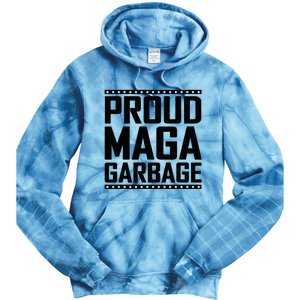 Proud Maga Garbage Trump Vance Supporter 2024 Tie Dye Hoodie