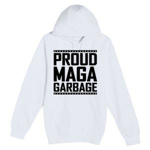 Proud Maga Garbage Trump Vance Supporter 2024 Premium Pullover Hoodie