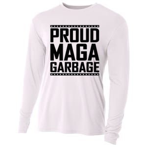 Proud Maga Garbage Trump Vance Supporter 2024 Cooling Performance Long Sleeve Crew