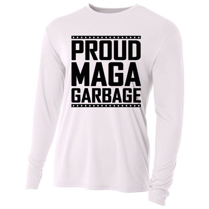 Proud Maga Garbage Trump Vance Supporter 2024 Cooling Performance Long Sleeve Crew