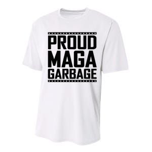 Proud Maga Garbage Trump Vance Supporter 2024 Performance Sprint T-Shirt