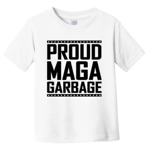 Proud Maga Garbage Trump Vance Supporter 2024 Toddler T-Shirt