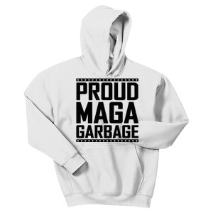 Proud Maga Garbage Trump Vance Supporter 2024 Kids Hoodie