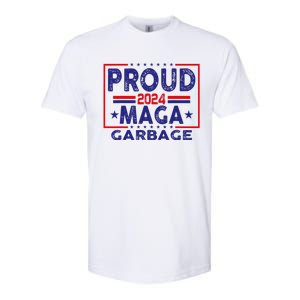 Proud Maga Garbage Trump Vance 2024 Funny Political Satire Softstyle CVC T-Shirt