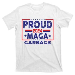 Proud Maga Garbage Trump Vance 2024 Funny Political Satire T-Shirt