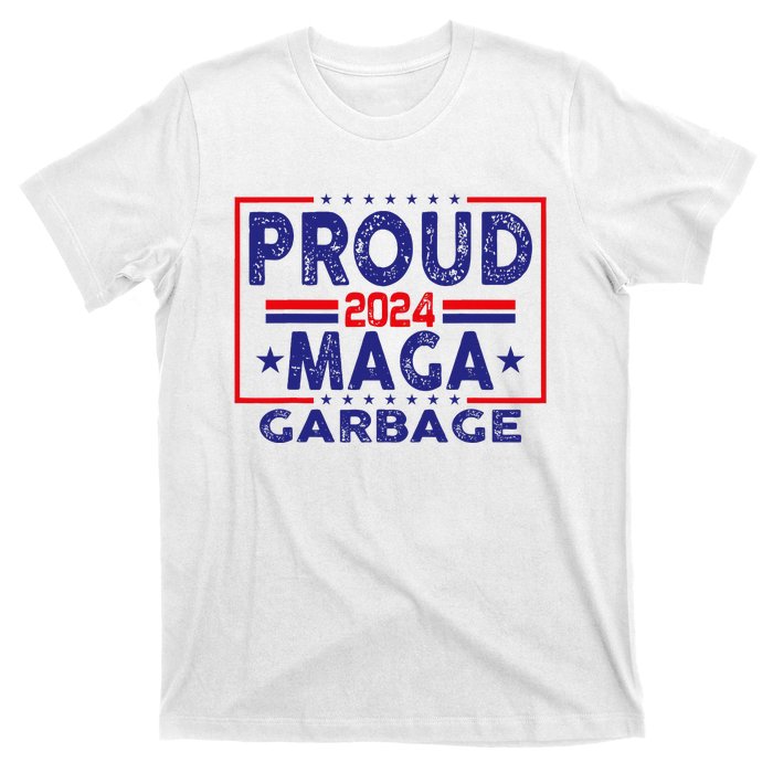 Proud Maga Garbage Trump Vance 2024 Funny Political Satire T-Shirt