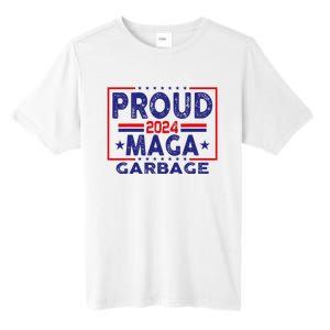 Proud Maga Garbage Trump Vance 2024 Funny Political Satire Tall Fusion ChromaSoft Performance T-Shirt