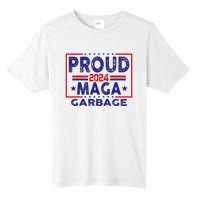 Proud Maga Garbage Trump Vance 2024 Funny Political Satire Tall Fusion ChromaSoft Performance T-Shirt