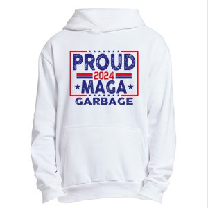 Proud Maga Garbage Trump Vance 2024 Funny Political Satire Urban Pullover Hoodie