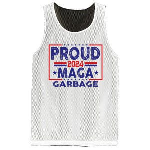 Proud Maga Garbage Trump Vance 2024 Funny Political Satire Mesh Reversible Basketball Jersey Tank