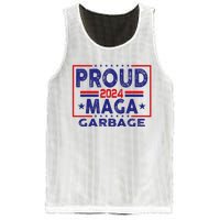 Proud Maga Garbage Trump Vance 2024 Funny Political Satire Mesh Reversible Basketball Jersey Tank